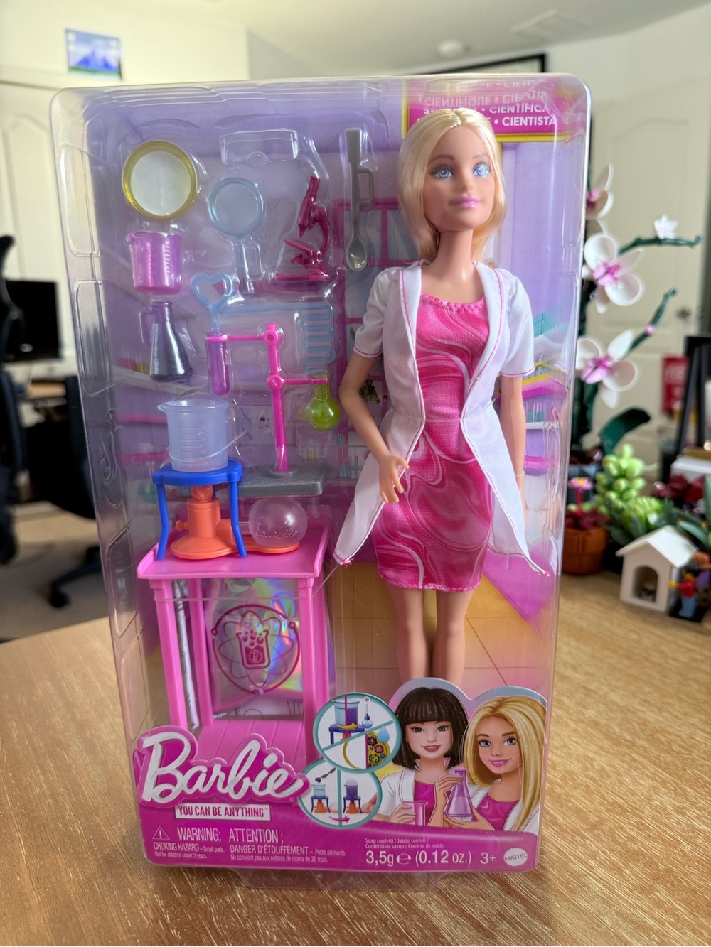 Barbie Scientist Doll You Can Be Anything plus accessories